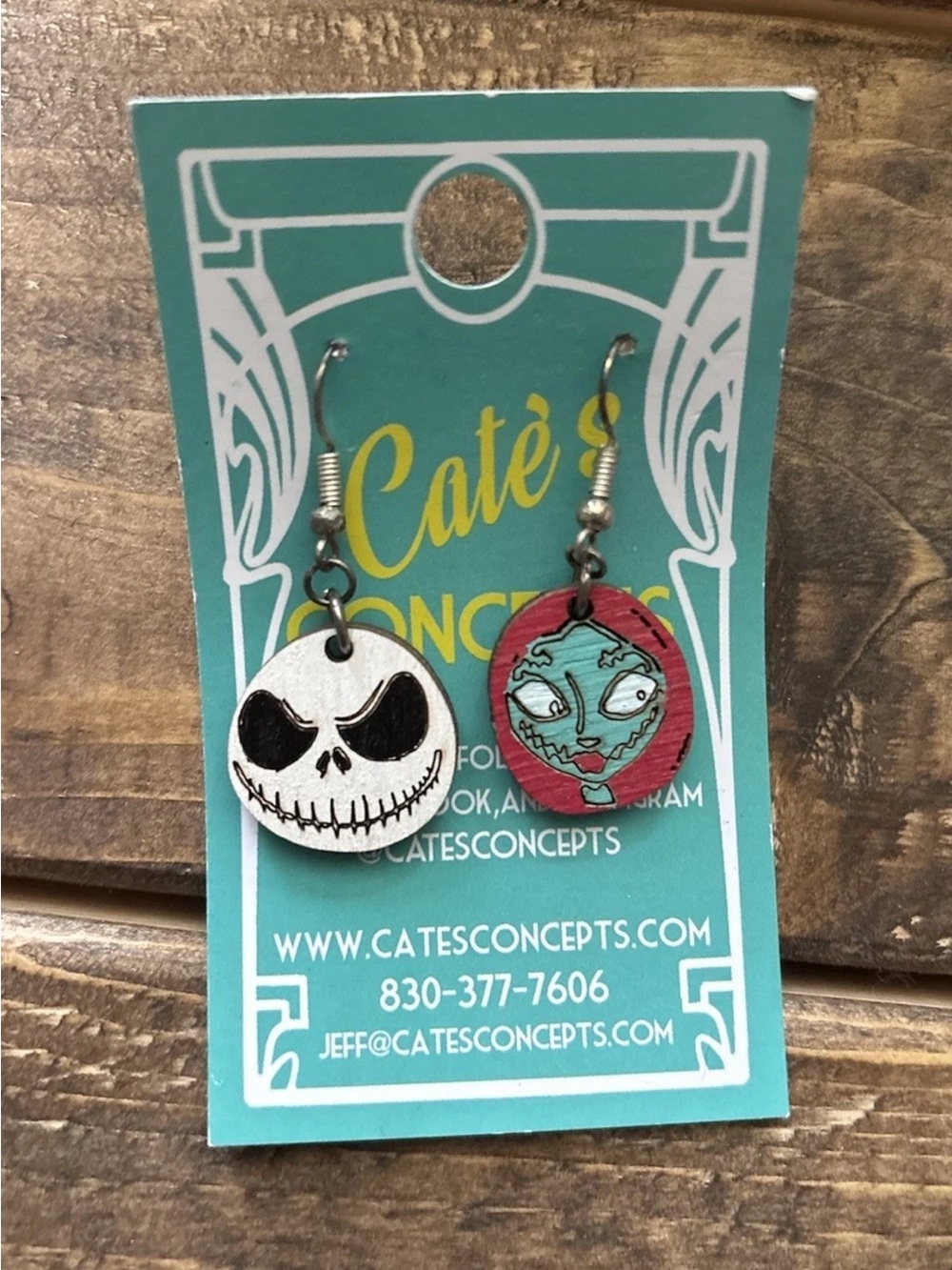 NEW Nightmare Before Christmas
Jack Skellington Sally Halloween
Earring Handmade